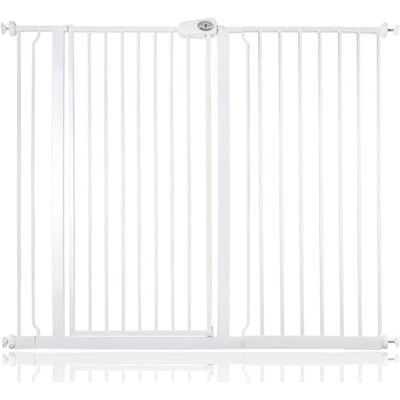 Bettacare Cancelletto Child & Pet per Bambini e Animali, 126.7cm 134.3cm, Bianco, Cancelletto Extra Alto con un'Altezza di 104cm, Cancelletto per Bambini e Barriera per Animali Domestici Bettacare Cancelletto Child & Pet per Bambini e Animali, 126.7cm 134.3cm, Bianco, Cancelletto Extra Alto con un'Altezza di 104cm, Cancelletto per Bambini e Barriera per Animali Domestici