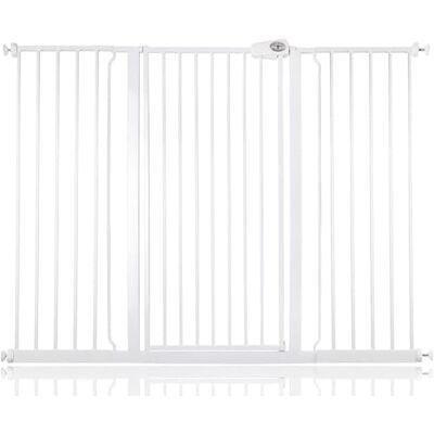 Bettacare Cancelletto Child & Pet per Bambini e Animali, 139.8cm 147.4cm, Bianco, Cancelletto Extra Alto con un'Altezza di 104cm, Cancelletto per Bambini e Barriera per Animali Domestici Bettacare Cancelletto Child & Pet per Bambini e Animali, 139.8cm 147.4cm, Bianco, Cancelletto Extra Alto con un'Altezza di 104cm, Cancelletto per Bambini e Barriera per Animali Domestici