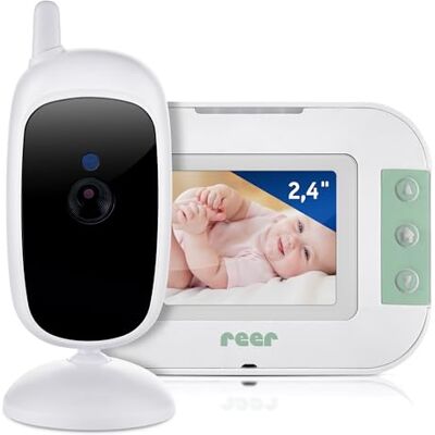 Reer BabyCam S Video digitale Tecnologia FHSS anti-ascolto Portata 300 m Visione notturna Funzione interfono Ninna integrata Reer BabyCam S Video digitale Tecnologia FHSS anti-ascolto Portata 300 m Visione notturna Funzione interfono Ninna integrata