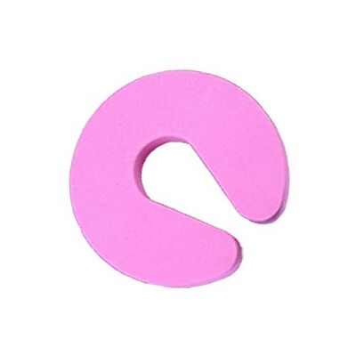 SEIWEI Ante a prova di dito, facile da usare, per proteggere le dita da pizzico delle dita, per sbattere le porte, per bambini o animali domestici di rimanere bloccati nella stanza, colore rosa 1 pezzo SEIWEI Ante a prova di dito, facile da usare, per proteggere le dita da pizzico delle dita, per sbattere le porte, per bambini o animali domestici di rimanere bloccati nella stanza, colore rosa 1 pezzo