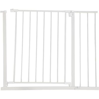 Relaxdays Cancello di Sicurezza per Scale, 95-100 cm, Senza Foratura, Baby e Bambini, Cancello a Morsetto, Bianco Relaxdays Cancello di Sicurezza per Scale, 95-100 cm, Senza Foratura, Baby e Bambini, Cancello a Morsetto, Bianco
