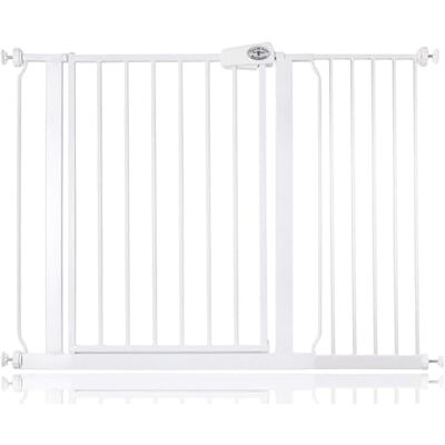Bettacare Cancelletto di Sicurezza Easy Fit, 107,4cm 115,4cm, Bianco, Cancelletto di Sicurezza a Pressione per Scale, Cancelletto per Bambini per Porte, Barriera di Sicurezza, Installazione Facile Bettacare Cancelletto di Sicurezza Easy Fit, 107,4cm 115,4cm, Bianco, Cancelletto di Sicurezza a Pressione per Scale, Cancelletto per Bambini per Porte, Barriera di Sicurezza, Installazione Facile
