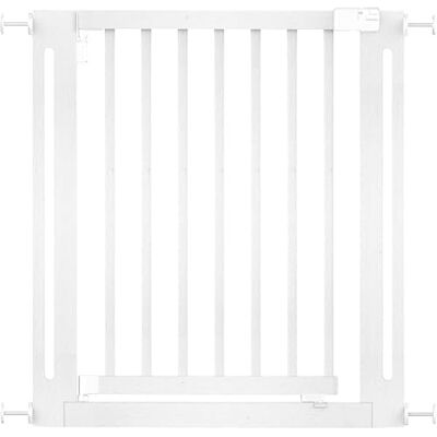 Safetots Cancelletto Elegance in Legno, Bianco, 79cm 87cm, Cancelletto di Sicurezza a Pressione, Passaggio Extra Largo di 57cm, Extra Largo in un Pezzo Unico, Barriera di Sicurezza Safetots Cancelletto Elegance in Legno, Bianco, 79cm 87cm, Cancelletto di Sicurezza a Pressione, Passaggio Extra Largo di 57cm, Extra Largo in un Pezzo Unico, Barriera di Sicurezza