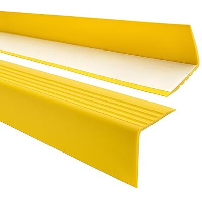 Garmin Profilo per Gradini 50x42 mm Antiscivolo Giallo, 180 cm (O) Coprigradino in PVC per aree ad alto traffico, resistente all'abrasione e all'umidità, facile da montare Garmin Profilo per Gradini 50x42 mm Antiscivolo Giallo, 180 cm (O) Coprigradino in PVC per aree ad alto traffico, resistente all'abrasione e all'umidità, facile da montare