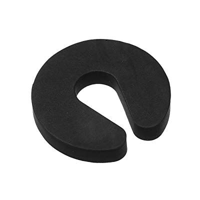 SEIWEI Protezioni per le dita della porta per bambini, facili da usare, per evitare lesioni da pizzico, porte sbattenti e bambini o animali domestici di rimanere bloccati nella stanza, colore nero, 1 pezzo SEIWEI Protezioni per le dita della porta per bambini, facili da usare, per evitare lesioni da pizzico, porte sbattenti e bambini o animali domestici di rimanere bloccati nella stanza, colore nero, 1 pezzo