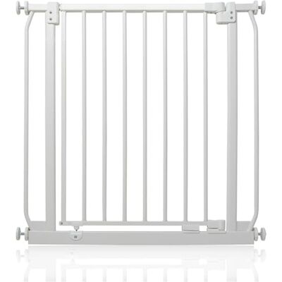 Safetots Cancelletto di Sicurezza Elite, 71cm 80cm, Bianco Opaco, Cancelletto di Sicurezza a Pressione per Scale, Cancelletto per Bambini per Porte, Barriera di Sicurezza, Installazione Facile Safetots Cancelletto di Sicurezza Elite, 71cm 80cm, Bianco Opaco, Cancelletto di Sicurezza a Pressione per Scale, Cancelletto per Bambini per Porte, Barriera di Sicurezza, Installazione Facile