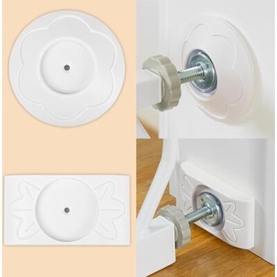 IB-Style ib style Set di 4 Protezioni da Parete per Cancelletto di Sicurezza – Paraspigoli Antigraffio e Antimpronta, Antiscivolo per Bambini e Cani, Senza Forature, Universali, Bianchi IB-Style ib style Set di 4 Protezioni da Parete per Cancelletto di Sicurezza – Paraspigoli Antigraffio e Antimpronta, Antiscivolo per Bambini e Cani, Senza Forature, Universali, Bianchi