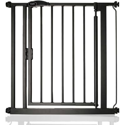 Cancello di sicurezza Safetots Auto-Close - Regolabile 75-82cm - Nero Cancello di sicurezza Safetots Auto-Close - Regolabile 75-82cm - Nero