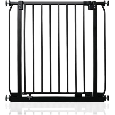 Safetots Cancelletto di Sicurezza Elite, 71cm 80cm, Nero Opaco, Cancelletto di Sicurezza a Pressione per Scale, Cancelletto per Bambini per Porte, Barriera di Sicurezza, Installazione Facile Safetots Cancelletto di Sicurezza Elite, 71cm 80cm, Nero Opaco, Cancelletto di Sicurezza a Pressione per Scale, Cancelletto per Bambini per Porte, Barriera di Sicurezza, Installazione Facile