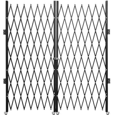 VEVOR Cancello di Sicurezza Pieghevole Doppio 63.39" H x 122" W, Cancello per Porta Pieghevole, Cancello di Sicurezza a Fisarmonica in Acciaio, Cancello di Sicurezza Flessibile Espandibile VEVOR Cancello di Sicurezza Pieghevole Doppio 63.39" H x 122" W, Cancello per Porta Pieghevole, Cancello di Sicurezza a Fisarmonica in Acciaio, Cancello di Sicurezza Flessibile Espandibile