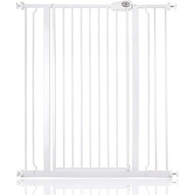 Bettacare Cancelletto per Cani Premium Extra Alto, 95,3cm 102,9cm, Bianco, Extra Alto con Un'Altezza di 104cm, Cancelletto a Pressione per Cani e Cuccioli, Barriera per Animali Domestici e Cani Bettacare Cancelletto per Cani Premium Extra Alto, 95,3cm 102,9cm, Bianco, Extra Alto con Un'Altezza di 104cm, Cancelletto a Pressione per Cani e Cuccioli, Barriera per Animali Domestici e Cani