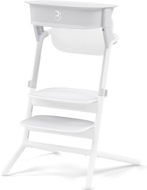 Cybex Gold LEMO Learning Tower Set, Per Trasformare il Seggiolone LEMO in Torre di Apprendimento, 1-5 Anni (fino a 25 kg), 2 Tappetini Antiscivolo un Silicone per Sedile e Poggiapiedi, All White