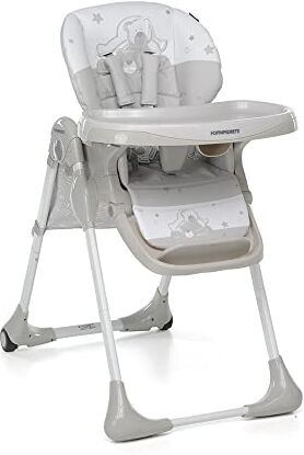 Foppapedretti Seggiolone Meeting, bambini da 6 mesi a 3 anni (fino a 15 Kg), Seduta/Poggiapiedi/Schienale Regolabili, Cesto Porta Oggetti, Stabile e Confortevole, con Imbottitura Lavabile, Dolcestella