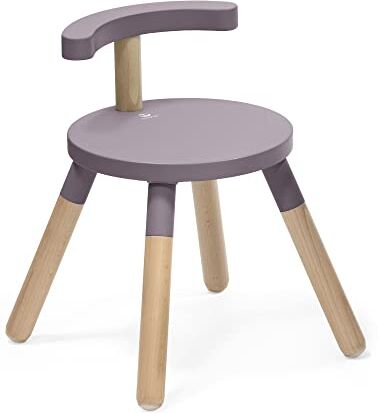 Stokke Sedia, Lilac Versione 2023 Altezza della seduta regolabile e schienale rimovibile Realizzata in legno di faggio Per bambini da 1,5 a 8 anni