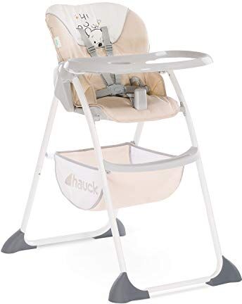 Hauck Seggiolone Pappa Disney Sit N Fold Seggiolone Bambini da 6 Mesi fino a 15kg Pieghevole, Compatto con Vassoio e Schienale Regolabile Grande Cesto Portaoggetti Winnie The Pooh, Beige