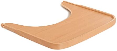 Hauck Vassoio Seggiolone Alpha Wooden Tray Vassoio in Legno di Faggio Cert. FSC®, per Seggiolone Pappa Alpha+ e Beta+, Bordo Rialzato Naturale