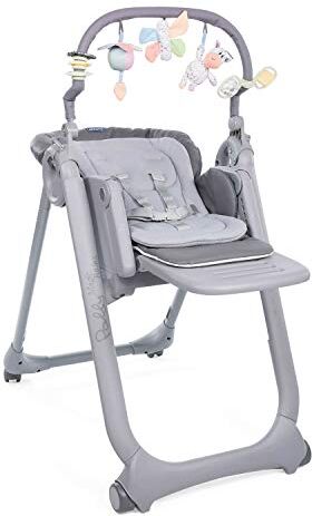 Chicco Polly Magic Relax Seggiolone Pappa Per Bambini 0 Mesi 3 Anni, Grigio, 580.0 X Mm X 900.0 X Mm X 285.0