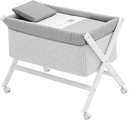 Cambrass Small Bed X Wood Une Forest Grey/White 55 x 87 x 74 cm, grigio