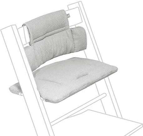 Stokke Tripp Trapp Cuscino Classic, Nordic Grey Da aggiungere alla sedia e al seggiolone Tripp Trapp per Supporto e Comfort Lavabile in lavatrice Per tutte le Sedie Tripp Trapp