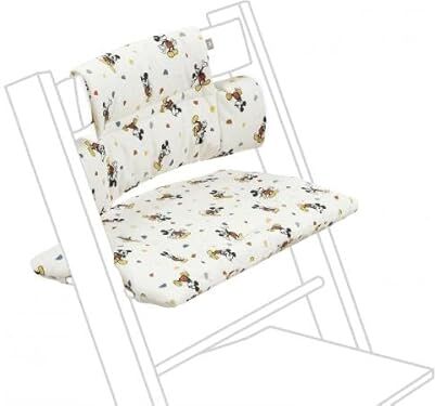 Stokke Tripp Trapp Cuscino Classic, Mickey Celebration Da aggiungere alla sedia e al seggiolone Tripp Trapp per Supporto e Comfort Lavabile in lavatrice Per tutte le Sedie Tripp Trapp