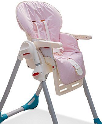 Italbaby Copertura in spugna per seggiolone, bianco/rosa, multicolore, taglia unica