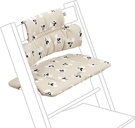 Stokke Tripp Trapp Cuscino Classic, Mickey Signature Da aggiungere alla sedia e al seggiolone Tripp Trapp per Supporto e Comfort Lavabile in lavatrice Per tutte le Sedie Tripp Trapp