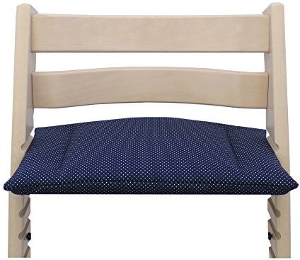 Blausberg Baby Cuscino per seggiolone tripp trapp Blu con pois