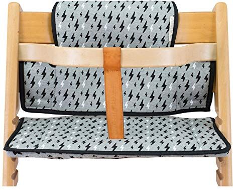 JYOKO KIDS Cuscino Compatibile con stokke tripp trapp, Copriseduta e Coprischienale in Cotone (PICNIC VICHY)