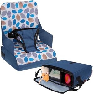 Dreambaby On-The-Go Seggiolone portatile per bambini, con pratici scomparti portaoggetti, si adatta alla maggior parte delle sedie da pranzo, leggero, compatto e adatto ai viaggi, colore: blu navy Dreambaby On-The-Go Seggiolone portatile per bambini, con pratici scomparti portaoggetti, si adatta alla maggior parte delle sedie da pranzo, leggero, compatto e adatto ai viaggi, colore: blu navy