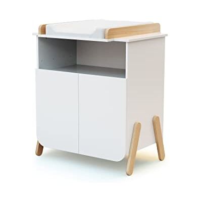 AT4 Fasciatoio 2 ante PIRATE legno Bianco/Faggio 79 x 65,5 x 94 cm AT4 Fasciatoio 2 ante PIRATE legno Bianco/Faggio 79 x 65,5 x 94 cm