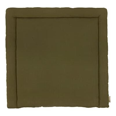 KraftKids Fasciatoio in doppio crepe verde autunnale, 75 x 70 cm (larghezza x profondità), cuscino fasciatoio KraftKids Fasciatoio in doppio crepe verde autunnale, 75 x 70 cm (larghezza x profondità), cuscino fasciatoio