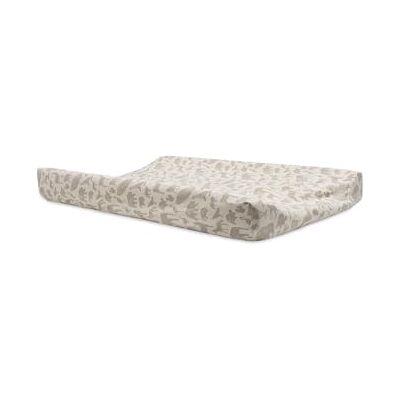 Jollein Fodera per fasciatoio Animals Nougat (50 x 70 cm), colore: Bianco/Torrone Jollein Fodera per fasciatoio Animals Nougat (50 x 70 cm), colore: Bianco/Torrone