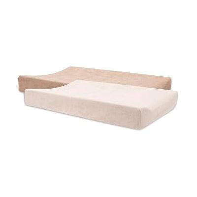 Jollein Coprifasciatoio in spugna – Rosa cipria/Rosa selvatica – Confezione da 2 – 50x70 cm – 85% cotone, 15% poliestere – Certificato OEKO-TEX – Coprifasciatoio Jollein Coprifasciatoio in spugna – Rosa cipria/Rosa selvatica – Confezione da 2 – 50x70 cm – 85% cotone, 15% poliestere – Certificato OEKO-TEX – Coprifasciatoio