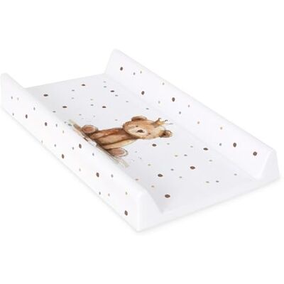 Ceba Baby ® Materassino Fasciatoio 80x50 cm con Bordo Rialzato – Fasciatoio Neonato Morbido e Impermeabile, Certificato Öko-Tex, Cuscino Lavabile per Bambini e Bambine Principe orso Ceba Baby ® Materassino Fasciatoio 80x50 cm con Bordo Rialzato – Fasciatoio Neonato Morbido e Impermeabile, Certificato Öko-Tex, Cuscino Lavabile per Bambini e Bambine Principe orso