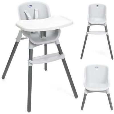 Sedia alta CHICCO Zest - Da 6 mesi a 40 kg - Grigio Sedia alta CHICCO Zest - Da 6 mesi a 40 kg - Grigio