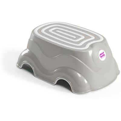OKBABY Herbie Pedana Sgabello Alzabimbo con Gomma Antiscivolo per Bambini, Grigio OKBABY Herbie Pedana Sgabello Alzabimbo con Gomma Antiscivolo per Bambini, Grigio
