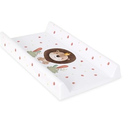Ceba Baby ® Materassino Fasciatoio 80x50 cm con Bordo Rialzato – Fasciatoio Neonato Morbido e Impermeabile, Certificato Öko-Tex, Cuscino Lavabile per Bambini e Bambine Leone, il re Ceba Baby ® Materassino Fasciatoio 80x50 cm con Bordo Rialzato – Fasciatoio Neonato Morbido e Impermeabile, Certificato Öko-Tex, Cuscino Lavabile per Bambini e Bambine Leone, il re