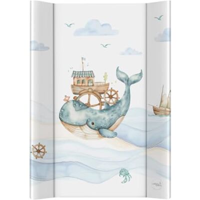 Ceba Baby Adventure Oceanico Materassino per fasciatoio rigido, 50 x 70 cm, per comò fasciatoio, leggero e stabile Ceba Baby Adventure Oceanico Materassino per fasciatoio rigido, 50 x 70 cm, per comò fasciatoio, leggero e stabile