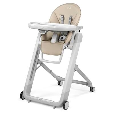 Peg Perego PEG Siesta Follow Me Seggiolone Pappa dalla Nascita Reclinabile con Funzione Sdraietta, Doppio Vassoio, 9 Altezze, 4 Ruote, Pieghevole e Compatto, 0-3 Anni (0-15 kg), Astral Peg Perego PEG Siesta Follow Me Seggiolone Pappa dalla Nascita Reclinabile con Funzione Sdraietta, Doppio Vassoio, 9 Altezze, 4 Ruote, Pieghevole e Compatto, 0-3 Anni (0-15 kg), Astral