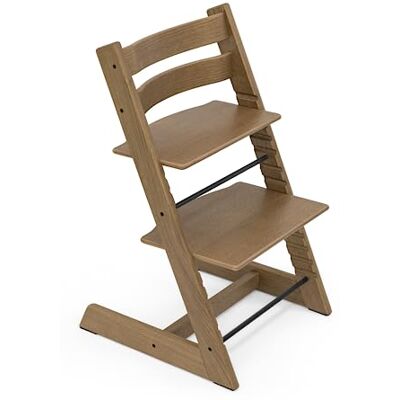 Stokke Tripp Trapp Sedia , Oak Brown, regolabile, regolabile, per bambini, bambini e adulti, pratica ed ergonomica, in legno di quercia Stokke Tripp Trapp Sedia , Oak Brown, regolabile, regolabile, per bambini, bambini e adulti, pratica ed ergonomica, in legno di quercia