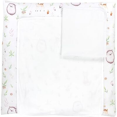 TupTam Materassino Fasciatoio con 2 Coperture in Spugna, Radura/Cervo, 75 x 85 cm TupTam Materassino Fasciatoio con 2 Coperture in Spugna, Radura/Cervo, 75 x 85 cm