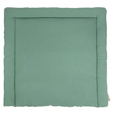 KraftKids Fasciatoio in doppio crepe verde giada 85 x 75 cm (larghezza x profondità), cuscino fasciatoio KraftKids Fasciatoio in doppio crepe verde giada 85 x 75 cm (larghezza x profondità), cuscino fasciatoio