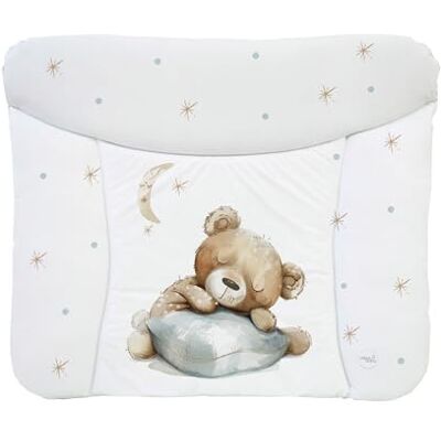 Ceba Baby ® Fasciatoio Materassino Fasciatoio neonato morbido Cuscino Fasciatoio Lavabile per bambine e bambini certificato Öko-Tex impermeabile 75x72 cm Orso assonnato Ceba Baby ® Fasciatoio Materassino Fasciatoio neonato morbido Cuscino Fasciatoio Lavabile per bambine e bambini certificato Öko-Tex impermeabile 75x72 cm Orso assonnato