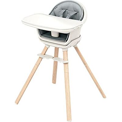 Maxi-Cosi Moa Seggiolone Pappa Evolutivo, 8 Diverse Funzioni tra cui Seggiolone, Alzasedia, Sgabello e Tavolino, 6 Mesi- 5 Anni (0-22 kg), Materiale Idrorepellente Facile da Pulire, Beyond White Maxi-Cosi Moa Seggiolone Pappa Evolutivo, 8 Diverse Funzioni tra cui Seggiolone, Alzasedia, Sgabello e Tavolino, 6 Mesi- 5 Anni (0-22 kg), Materiale Idrorepellente Facile da Pulire, Beyond White