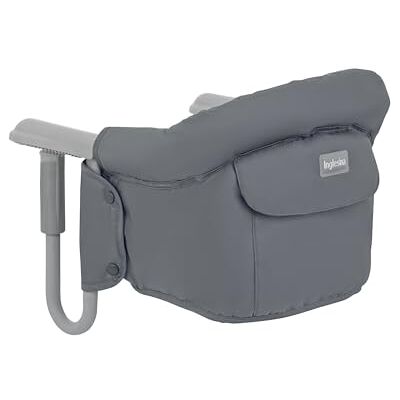 Inglesina Fast, Seggiolino da Tavolo Pieghevole, Grigio (Grey), Facile Trasportare, Lavabile, Installazione Sicura, Fino a 15 kg, 35 x 27 42 cm Inglesina Fast, Seggiolino da Tavolo Pieghevole, Grigio (Grey), Facile Trasportare, Lavabile, Installazione Sicura, Fino a 15 kg, 35 x 27 42 cm