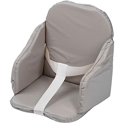 Tinéo Cuscino per seggiolone PVC Cinghie di sicurezza Facile da lavare Made in France 27 x 26 x 33 cm (Grigio) Tinéo Cuscino per seggiolone PVC Cinghie di sicurezza Facile da lavare Made in France 27 x 26 x 33 cm (Grigio)