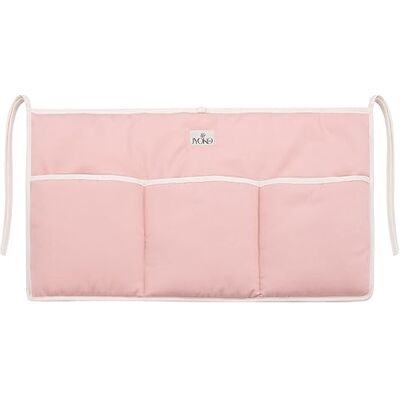 JYOKO KIDS Organizer per culla, portaoggetti sospeso in cotone, imbottito (Dusty Pink) JYOKO KIDS Organizer per culla, portaoggetti sospeso in cotone, imbottito (Dusty Pink)