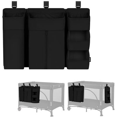 lionelo Sidepocket Large Organizer Appendibile per Lettino 58x11x58 cm lionelo Sidepocket Large Organizer Appendibile per Lettino 58x11x58 cm