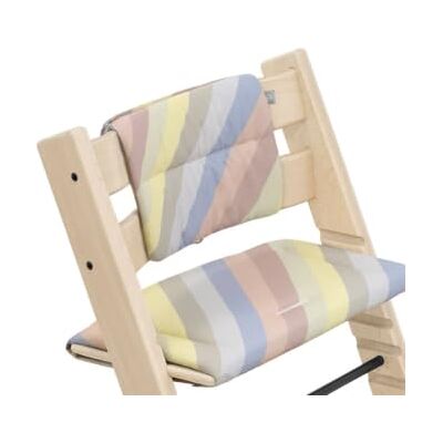 Stokke Tripp Trapp Cuscino per seggiolone Tripp Trapp, a righe pastello Compatibile con tutti i modelli di Tripp Trapp Chair & Baby Set, resistente ai liquidi, alle macchie e allo sporco Stokke Tripp Trapp Cuscino per seggiolone Tripp Trapp, a righe pastello Compatibile con tutti i modelli di Tripp Trapp Chair & Baby Set, resistente ai liquidi, alle macchie e allo sporco