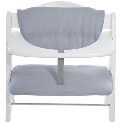hauck Cuscino per Seggiolone in Legno, Highchair Pad Deluxe Grey hauck Cuscino per Seggiolone in Legno, Highchair Pad Deluxe Grey